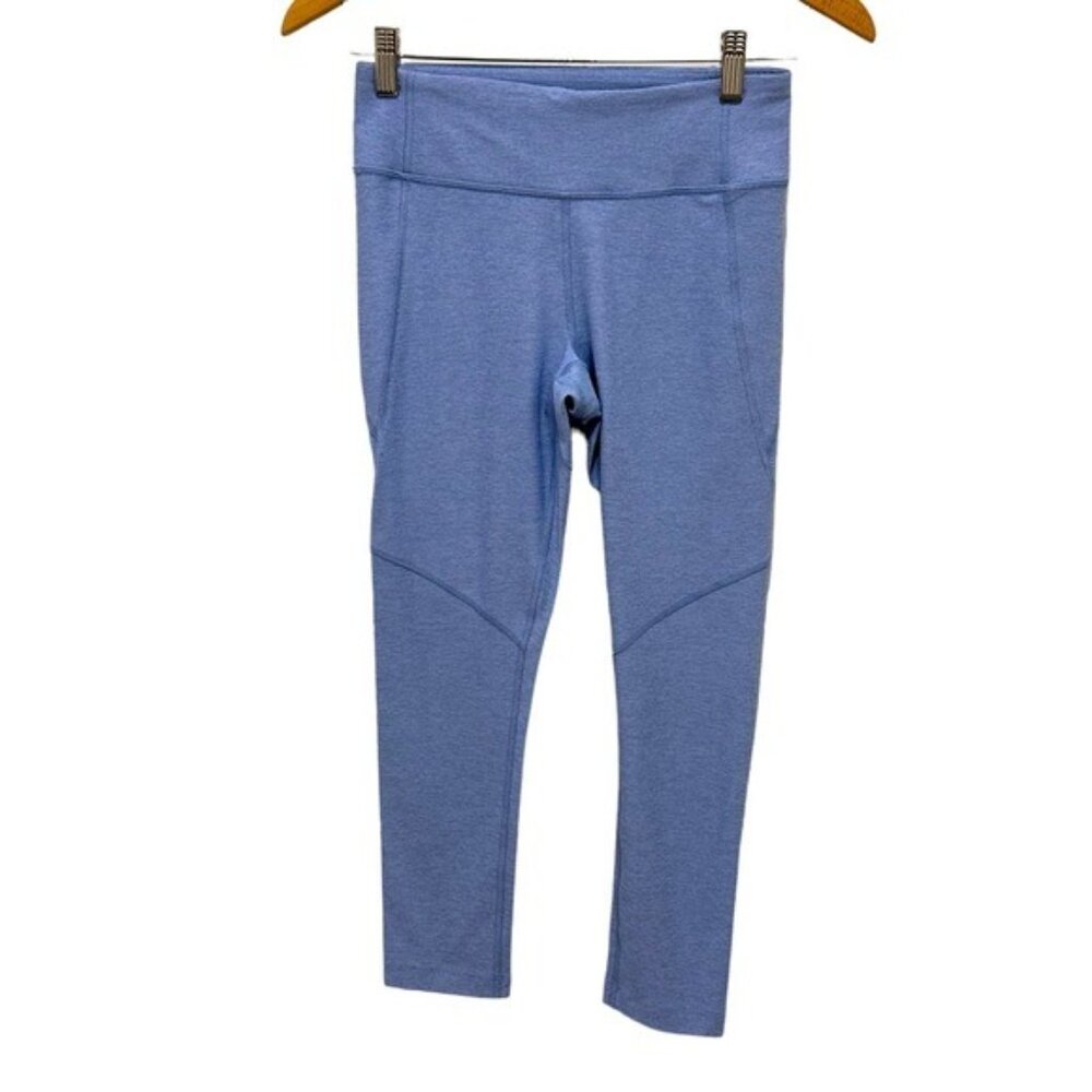 Outdoor Voices Womens Blue 7/8 Leggings High-Waist Size Small
